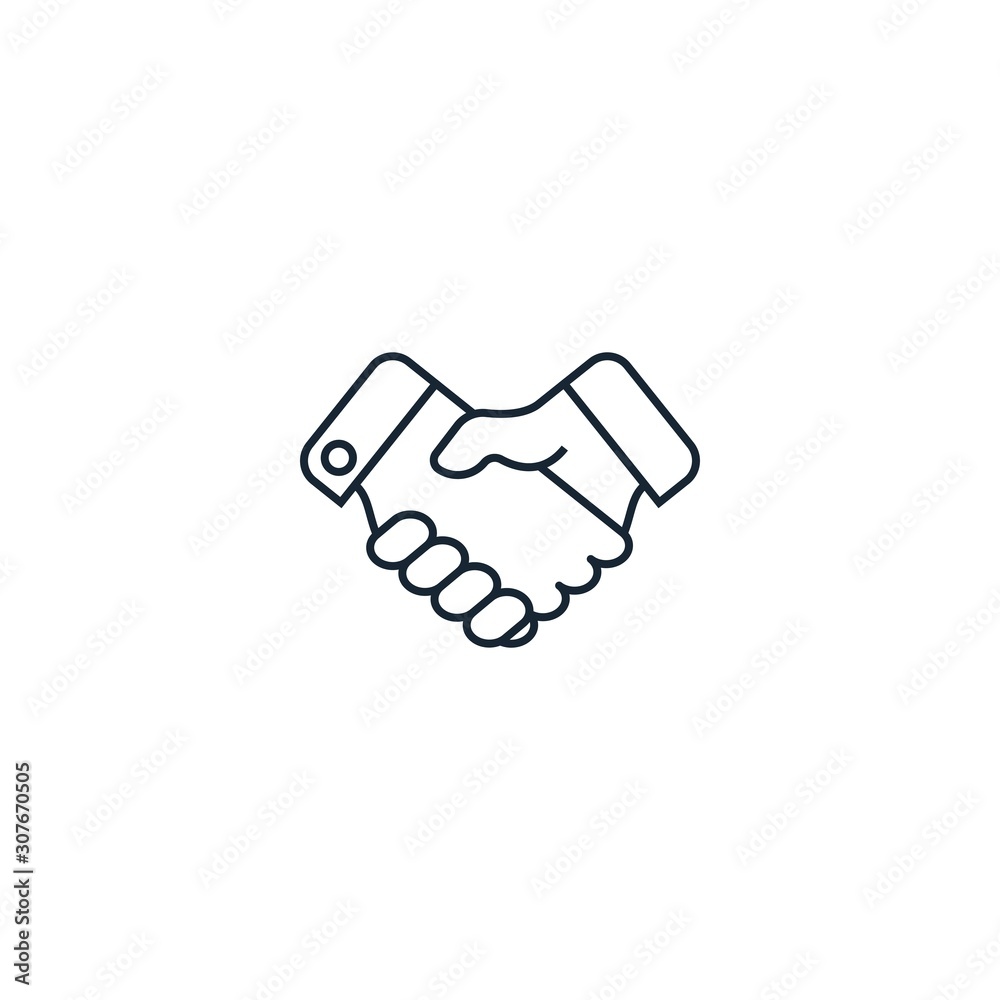 Partnership creative icon. From Entrepreneurship icons collection. Isolated Partnership sign on white background