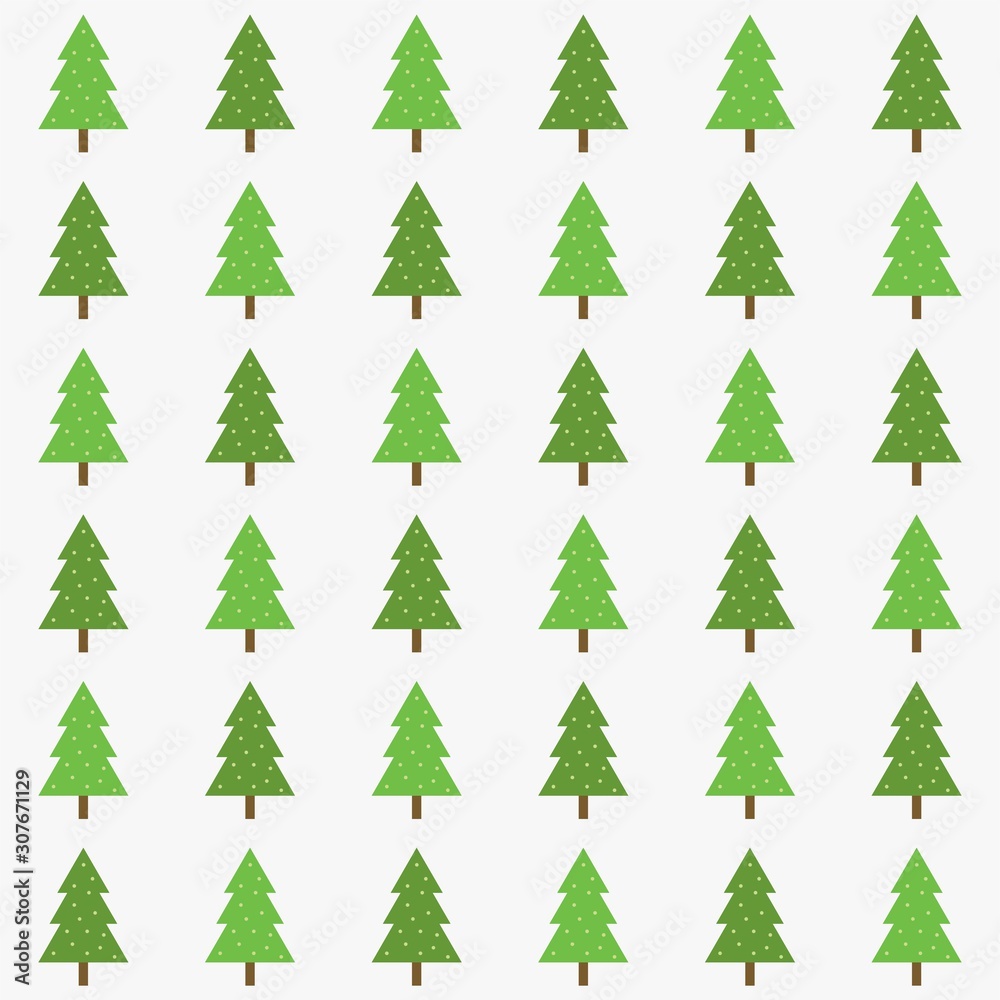 Obraz premium pine tree icon vector background.