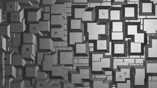 abstract background with cubes