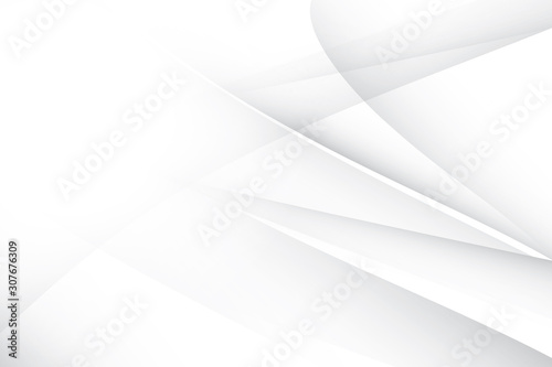 Abstract geometric white and gray color background. Vector, illustration.	