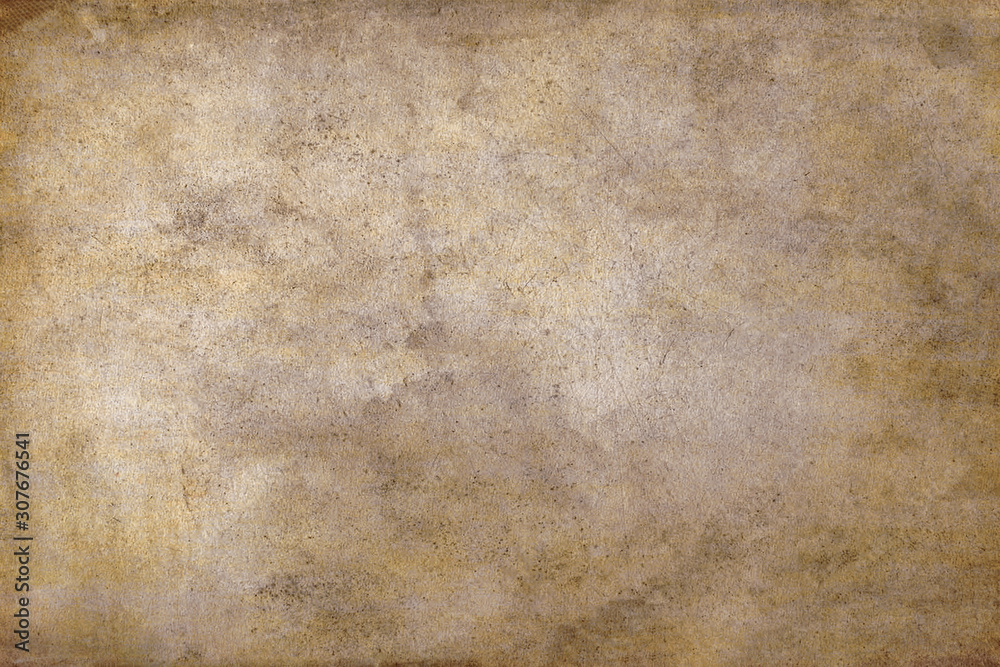 Brown old paper texture with a nice patina.Vintage paper background.  ilustração do Stock | Adobe Stock