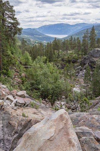 Rollagsfjell - Trillemarka Naturreservat, Landschaft, Norwegen photo