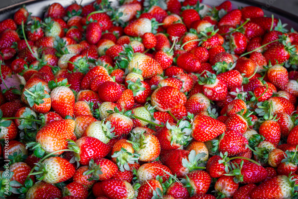 fresh strawberries at the market fresh strawberries at the market
