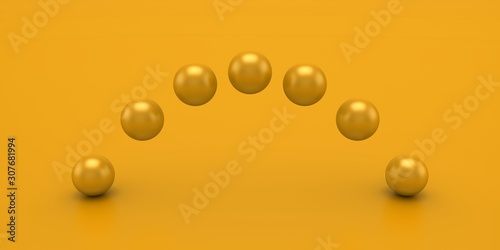 Balls Form A Arc