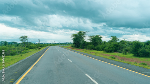 landscape of african highway © STORYTELLER