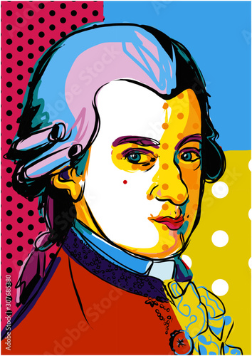 classic musician Mozart photo