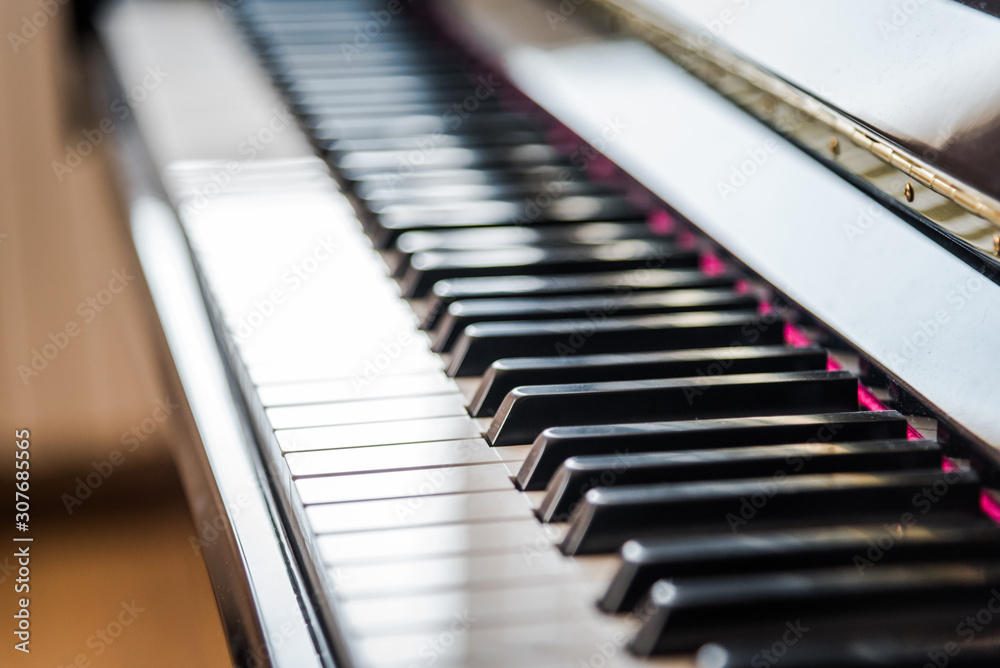Piano beyboard close up. Music concept. Piano beyboard close up. Music concept.