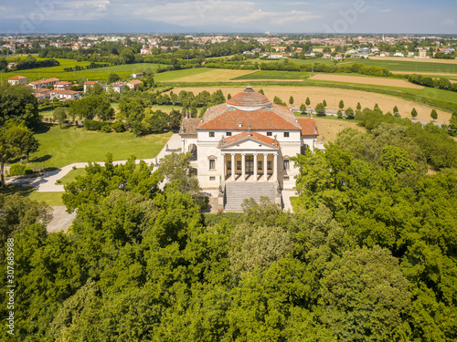 Villa Rotonda – Vicenza –Palladio – Aerial View