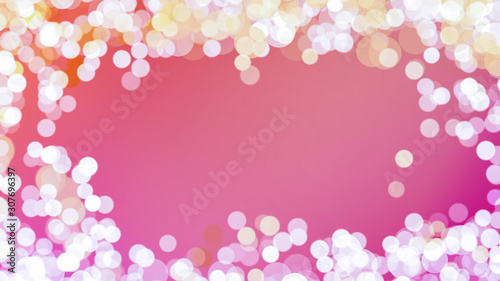 Fototapeta Naklejka Na Ścianę i Meble -  BLURRED LIGHTS BACKGROUND, pink   AND orenge BOKEH (2)