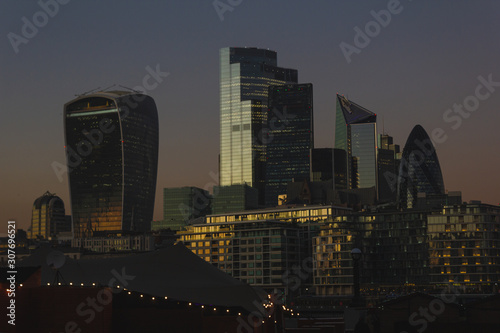 Photography The City of London from Across the River Thames