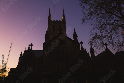 Southwark Cathedral at Dusk, London