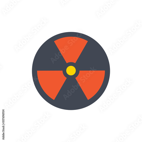 Toxic vector Illustration. flat icon style.