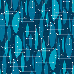 Keuken achterwand Jaren 50 patronen Mid-century abstract grafisch patroon  © galyna_p