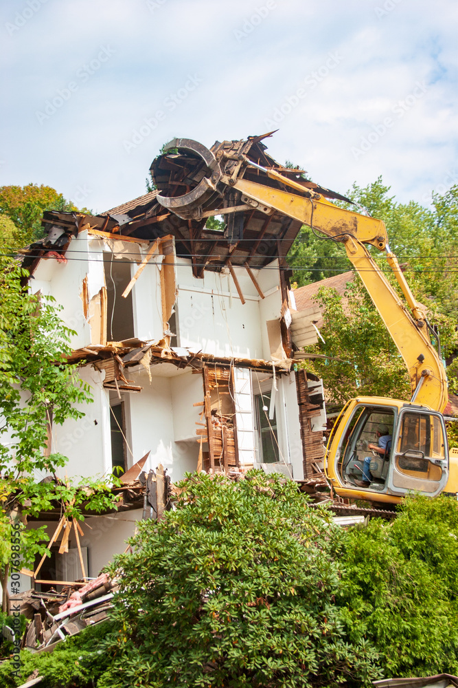 Fototapeta premium Demolition Underway