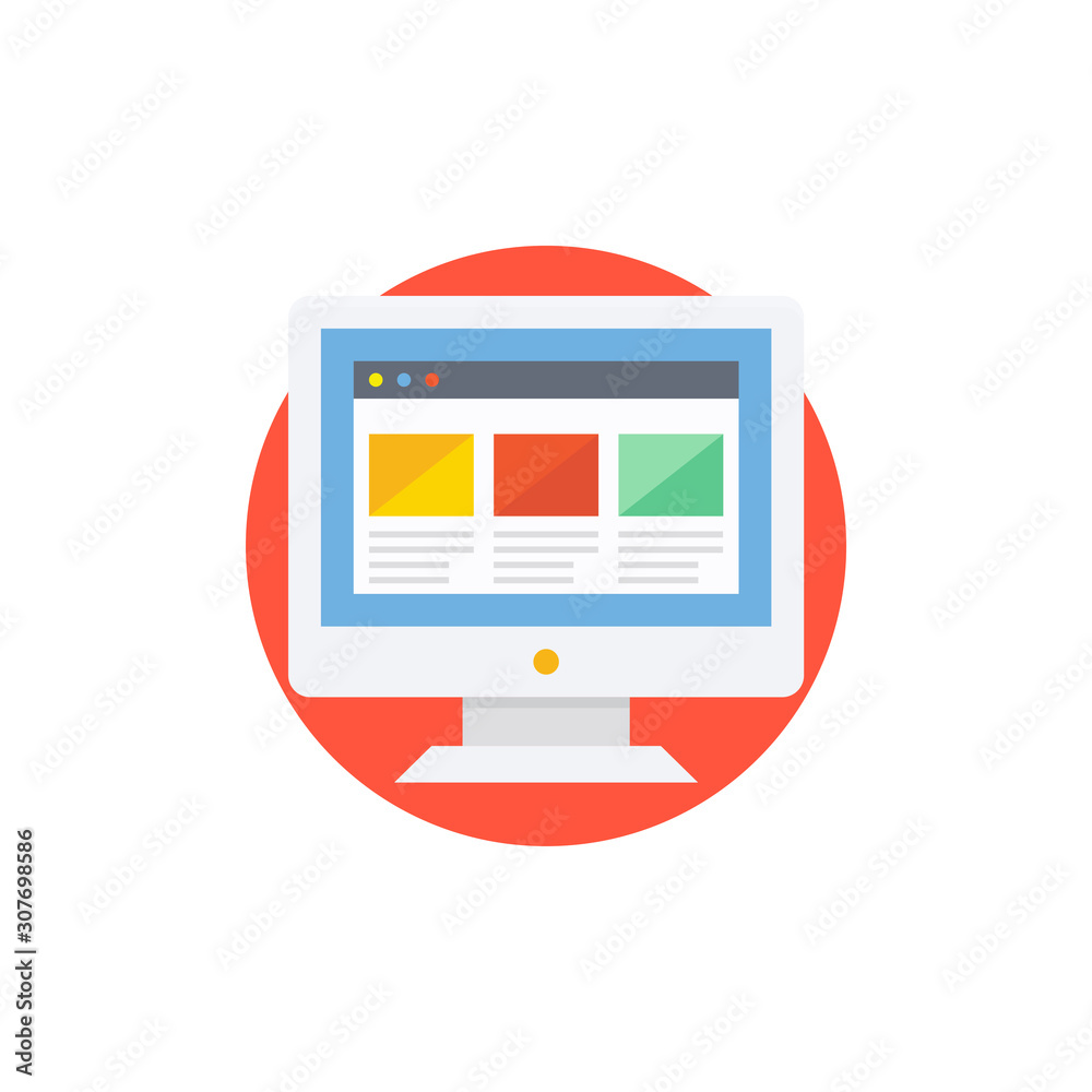  Wireframe vector Illustration. flat icon style.