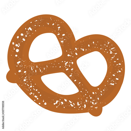 Isolated pretzel image