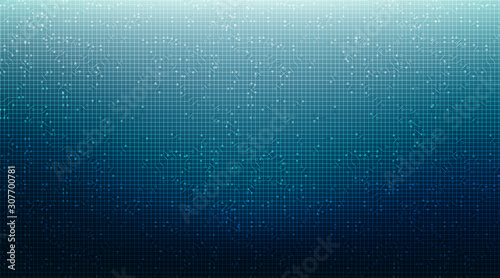 Blue Light Circuit Microchip Technology on Future Background,Hi-tech Digital and Communication Concept design,Free Space For text in put,Vector illustration.