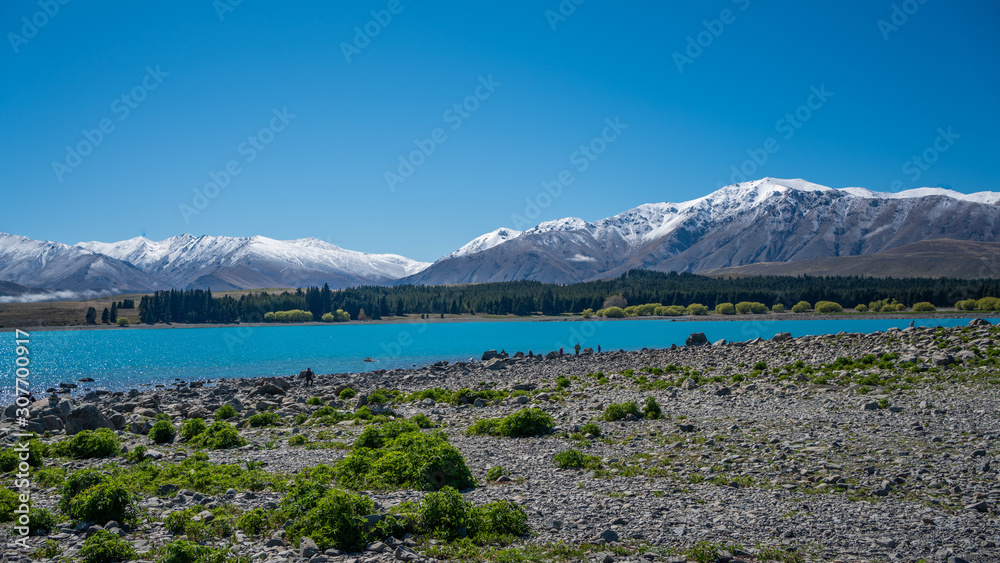 Stunning Lake With Mountain View 