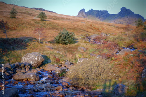 Autumn views from Ben Arthur - the Cobbler  Scotland