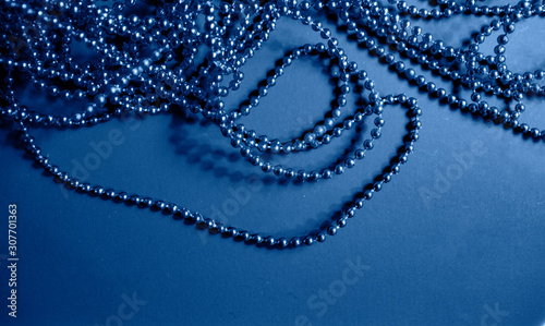 Abstract blue background. Christmas background. © Katrin