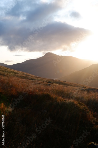 Autumn views from Ben Arthur - the Cobbler  Scotland