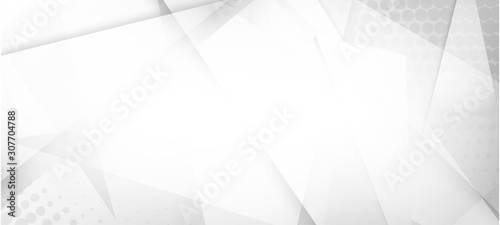 Halftone Dynamic Gray Vector Background. Modern Faded Banner. 