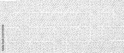 Grid spotted pattern. Abstract grunge halftone lined texture. Distressed uneven grunge background. Abstract vector illustration. Overlay to create interesting effect and depth. Isolated on white. 