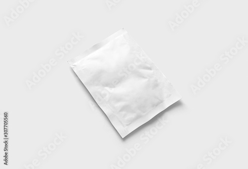 Blank Doy Pack Sachet Pouch Pack Mock up for food  cosmetic and hygiene.3D rendering