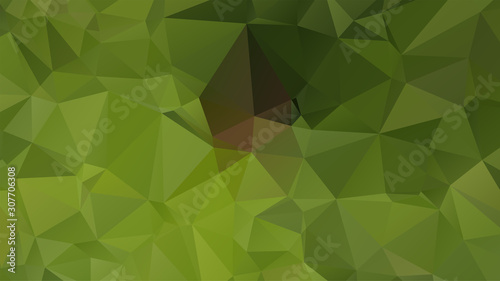 Light Green vector abstract mosaic background. Colorful illustration in Origami style with gradient. Template for a cell phone background