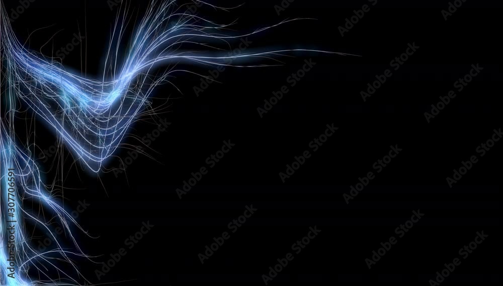 Chaotic Fibre Tendrils Spreading