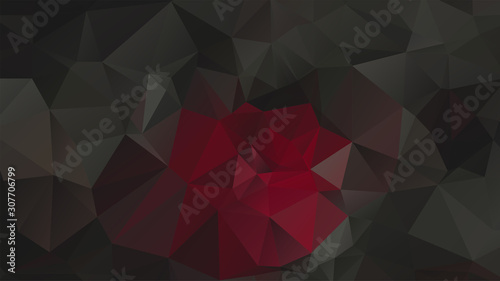 Light Green vector abstract mosaic background. Colorful illustration in Origami style with gradient. Template for a cell phone background