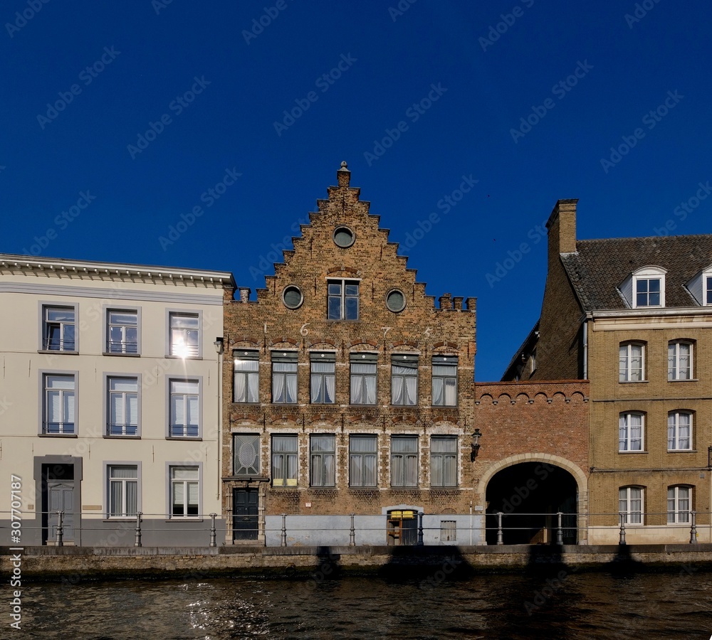 old houses in Bruges
