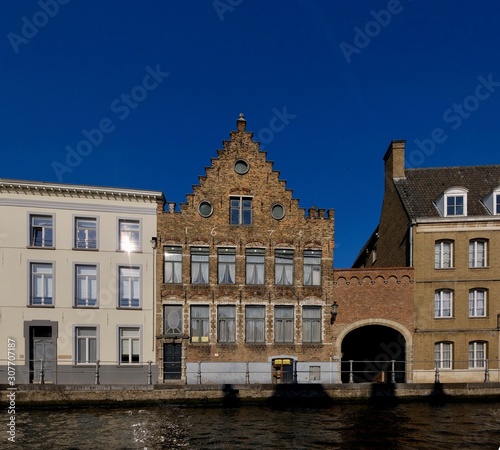 old houses in Bruges