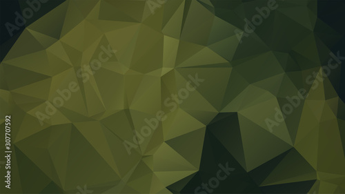 Light Green vector abstract mosaic background. Colorful illustration in Origami style with gradient. Template for a cell phone background