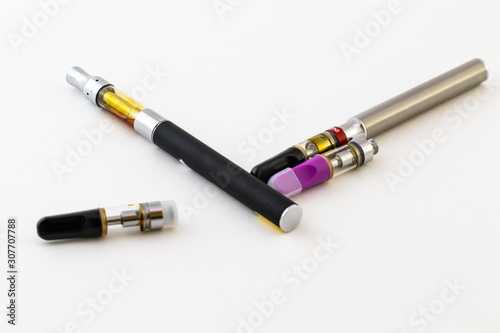 Quadro su tela Cannabis oil vape pens
