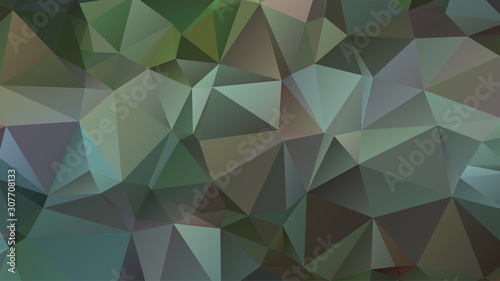 Light Green vector abstract mosaic background. Colorful illustration in Origami style with gradient. Template for a cell phone background