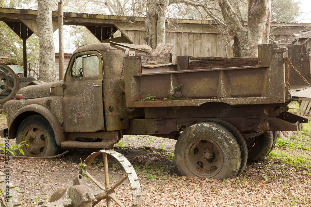 Obraz premium Old Truch abandoned and rusty