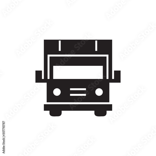 Lorry icon vector isolated on background. Trendy transport symbol. Pixel perfect. illustration EPS 10. - Vector.