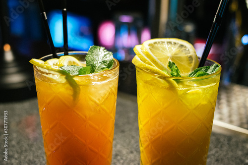 lemonade at the bar