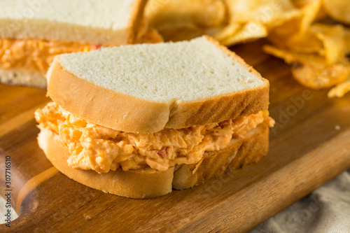 Homemade PImento Cheese Sandwich