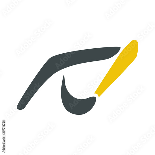 special transport excavator logo
