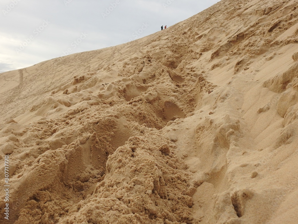 Gravir la dune de Pyla Gravir la dune de Pyla