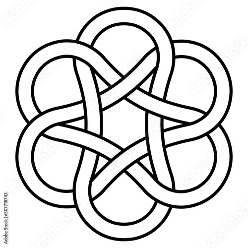 ancient infinity knot patte...