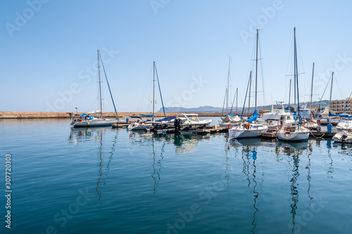 Fishing boats near the pier in the port of Chania © Vitaliy