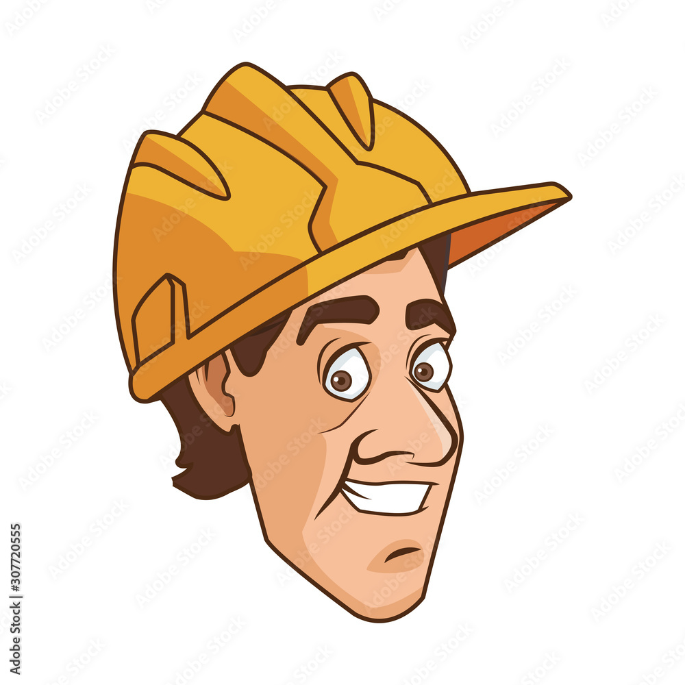 man with safety helmet icon, colorful design man with safety helmet icon, colorful design
