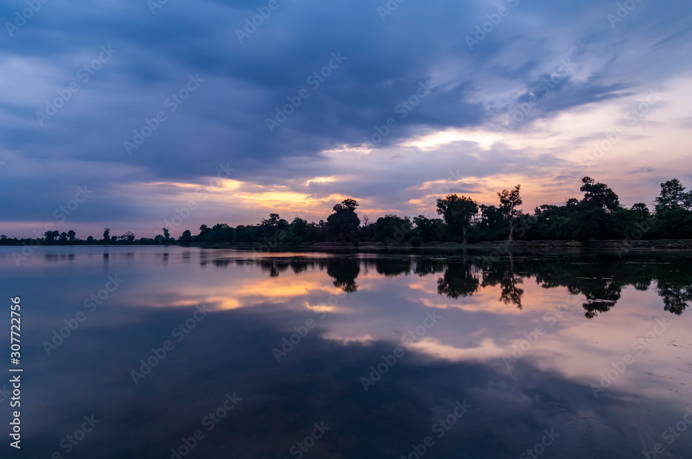 Fototapeta premium Srah Srang Reservoir