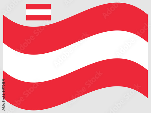 Free Download Wave Austria Flag Vector illustration Eps 10 - GFXLoad