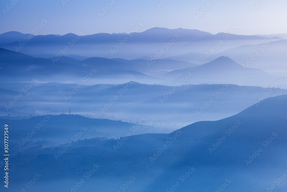 Obraz premium Niebieska tajemnica