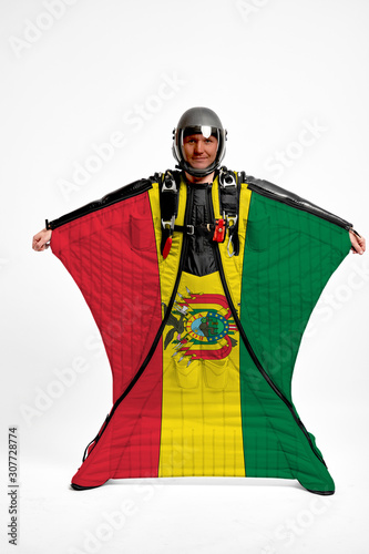 Bolivia flag travel.