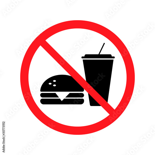 vector fast ban icon on white background